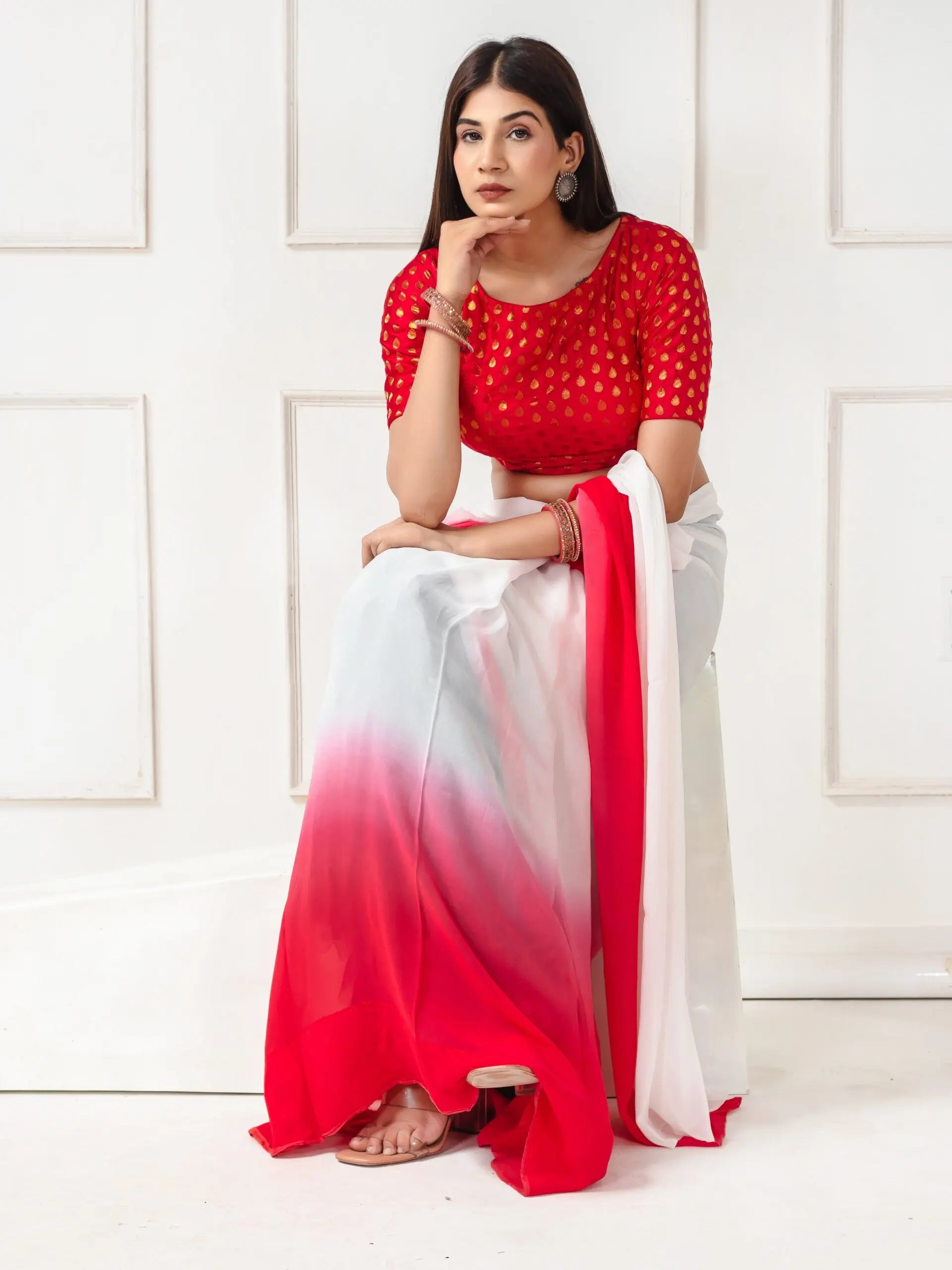 Women’s Banarsi Brocade Saree Blouse