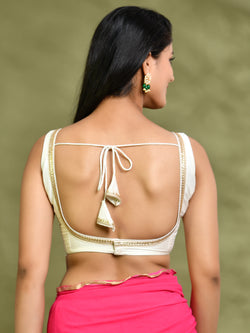 Solid Color Sleeveless Padded Blouse